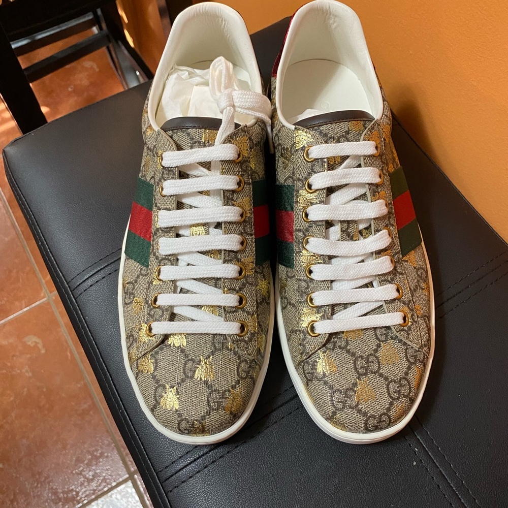 GUCCI ACE MENS SNEAKERS/VINTAGE